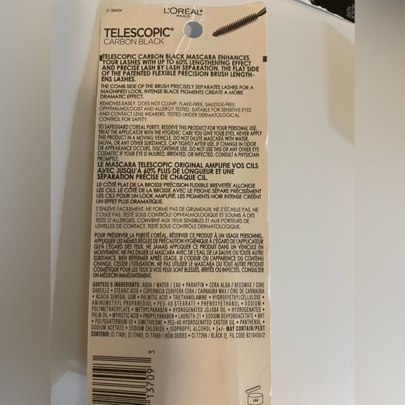 L’Oréal Telescopic Mascara Carbon Black up to 60% Longer Lashes - Picture 7 of 7